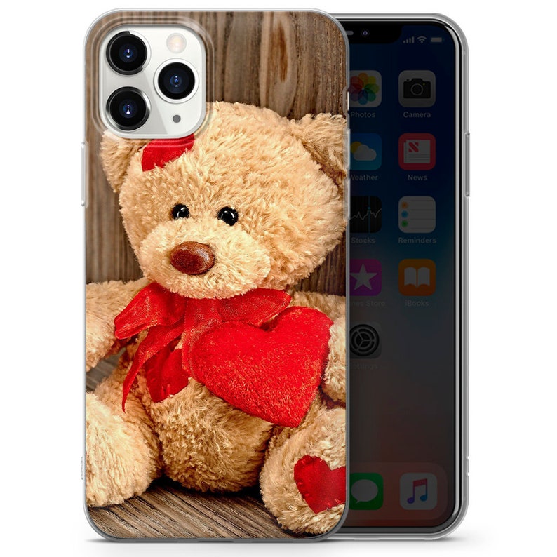 Teddy Bear Phone case Cover for iPhone 7 8 XS XR 11 & Etsy