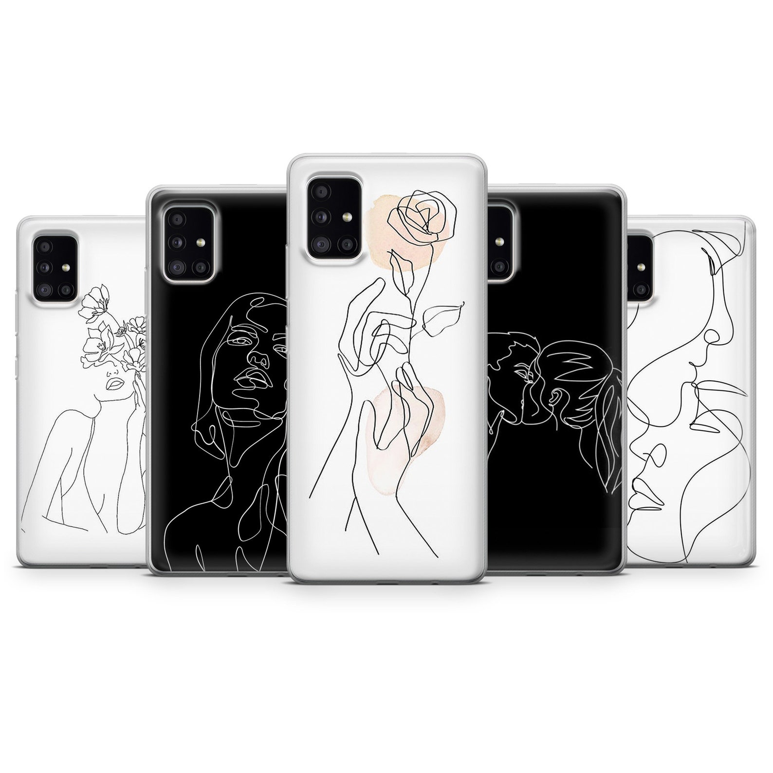 Line Art Phone Case Minimalist Phone Case Line Art Iphone - Etsy