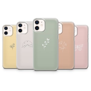 Custodia per telefono Pure Minimal, cover minimalista neutra per iPhone 16, 15 Pro, 14, 13 Pro, 11, Xr, 8, 7, Samsung S25, A56, Pixel 9, 8, 7A