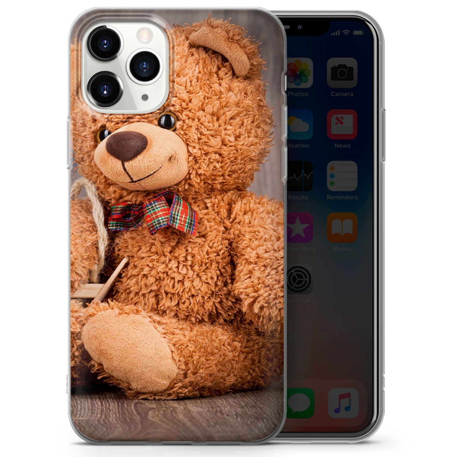 Teddy Bear Phone case Cover for iPhone 7 8 XS XR 11 & Etsy