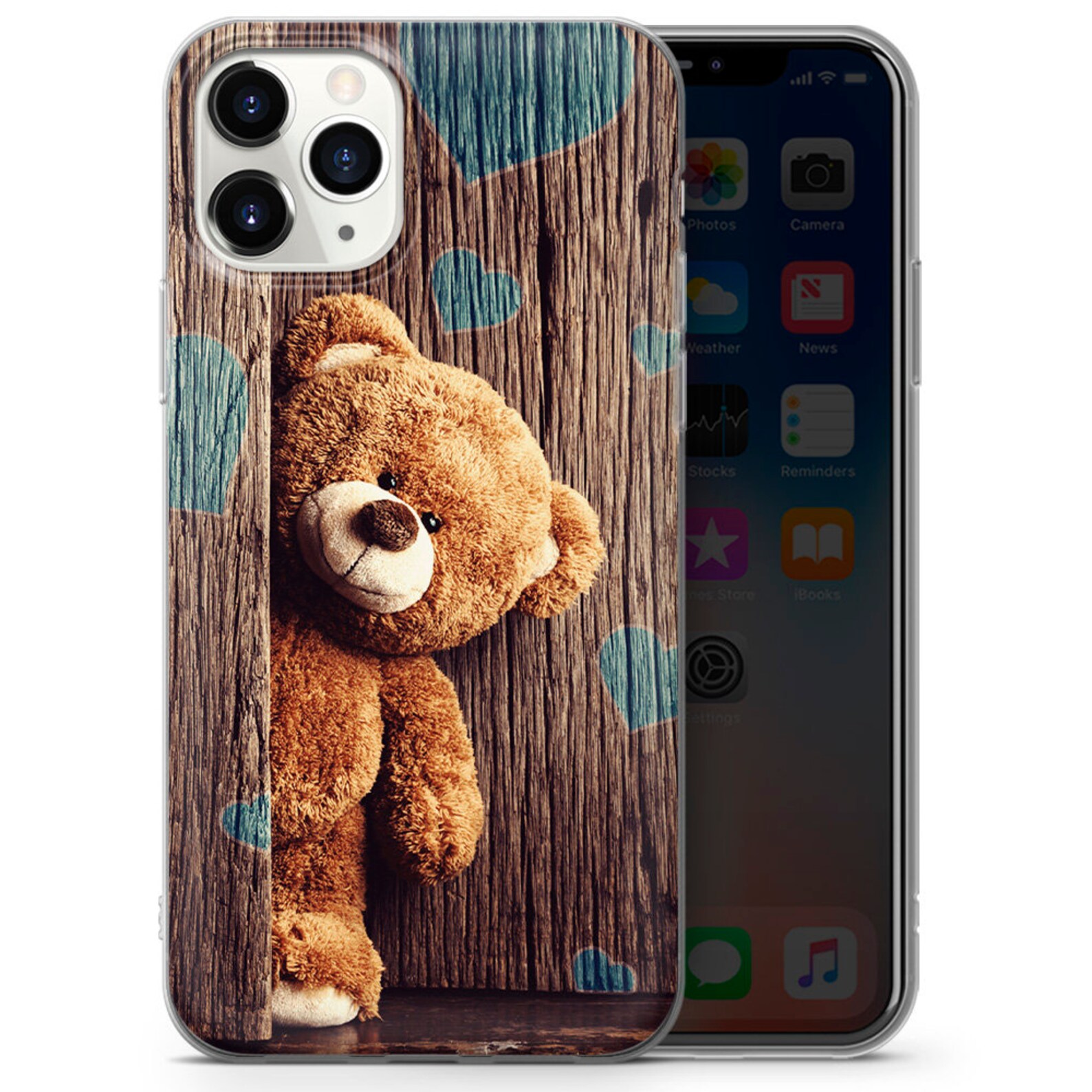 Teddy Bear Phone case Cover for iPhone 7 8 XS XR 11 & Etsy