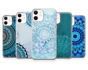Bohemian Art Phone Case Mandala Painting Phone Cover for iPhone 17, 16, 15 Pro Max, 14 Pro, 12 Mini, 11, 8, Samsung S25, A56, A15, Pixel 10