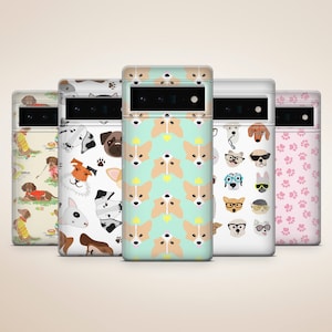 Pfotenabdruck Handyhülle für Google Pixel 9, 8A, 8 Pro, 8, 7, 7A, 7 Pro, 6, 6 Pro, 6A, 5A, Samsung Galaxy S25, S24, A56
