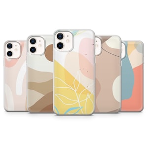 Neutral Abstract Phone Case Neutral iPhone Case Minimal Phone Cover for iPhone 17, 16, 15, 14, 13 Pro, 11 Pro Max, Xs, 8, Samsung S25, A15