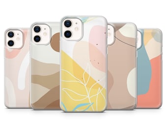 Neutral Abstract Phone Case Neutral iPhone Case Minimal Phone Cover for iPhone 17, 16, 15, 14, 13 Pro, 11 Pro Max, Xs, 8, Samsung S25, A15