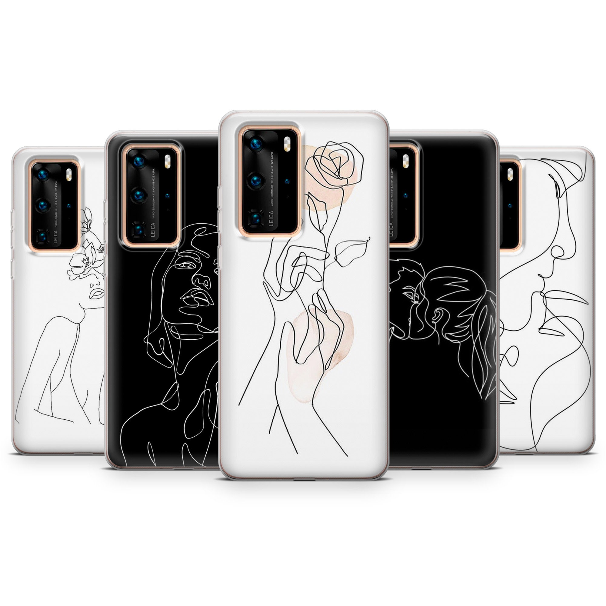 Line Art Phone Case Minimalist Phone Case Line Art Iphone - Etsy