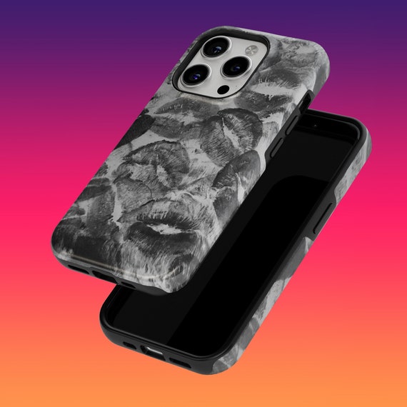Black Lips Phone Case Lip Case Test