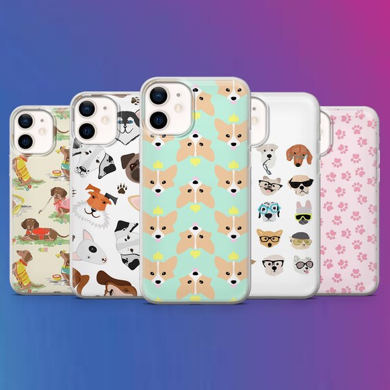 Custodia IPhone XR Trasparente Con Impronte Di Cane E Gatto - TPU Morbido