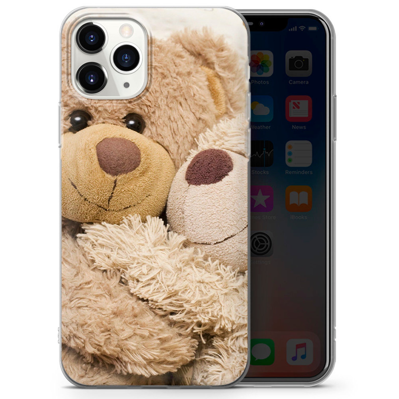 Teddy Bear Phone case Cover for iPhone 7 8 XS XR 11 & Etsy