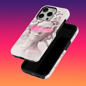 Tough Snake Hair Phone Case Medusa Phone Cover for iPhone 16, 15, 14, 13, 12, Google Pixel 9, 9 Pro, 7A, 6A, Samsung Galaxy S24, S23, A54