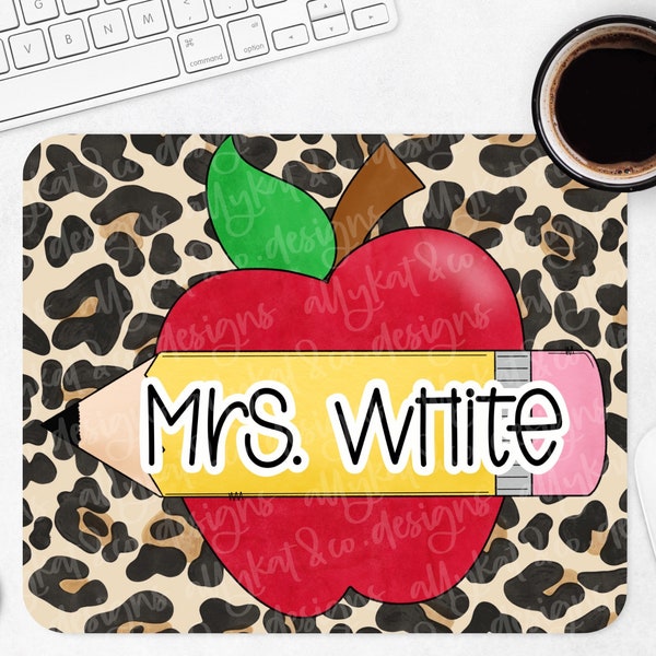 Teacher Mouse Pad PNG, Mouse Pad Sublimation Png, Custom Teacher gift png, Teacher Gift Digital File, Computer Mouse Pad, Cute Mouse Pad Png