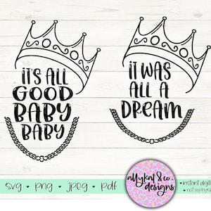 Biggie Smalls Svg It Was All A Dream Svg Its All Good Baby Etsy Australia