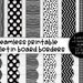 12 Month Black and White Polka Dots Printable Calendar, Blank Printable ...