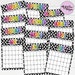 12 Month Black and White Polka Dots Printable Calendar, Blank Printable ...