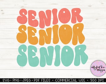 SVG retro para estudiantes de último año: Diseño de camiseta de la generación 2022-2023 (descarga digital)