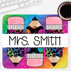 Insegnante Mouse Pad PNG, Mouse Pad Sublimazione Png, Regalo Insegnante personalizzato png, Regalo Insegnante File Digitale, Computer Mouse Pad, Simpatico Mouse Pad Png