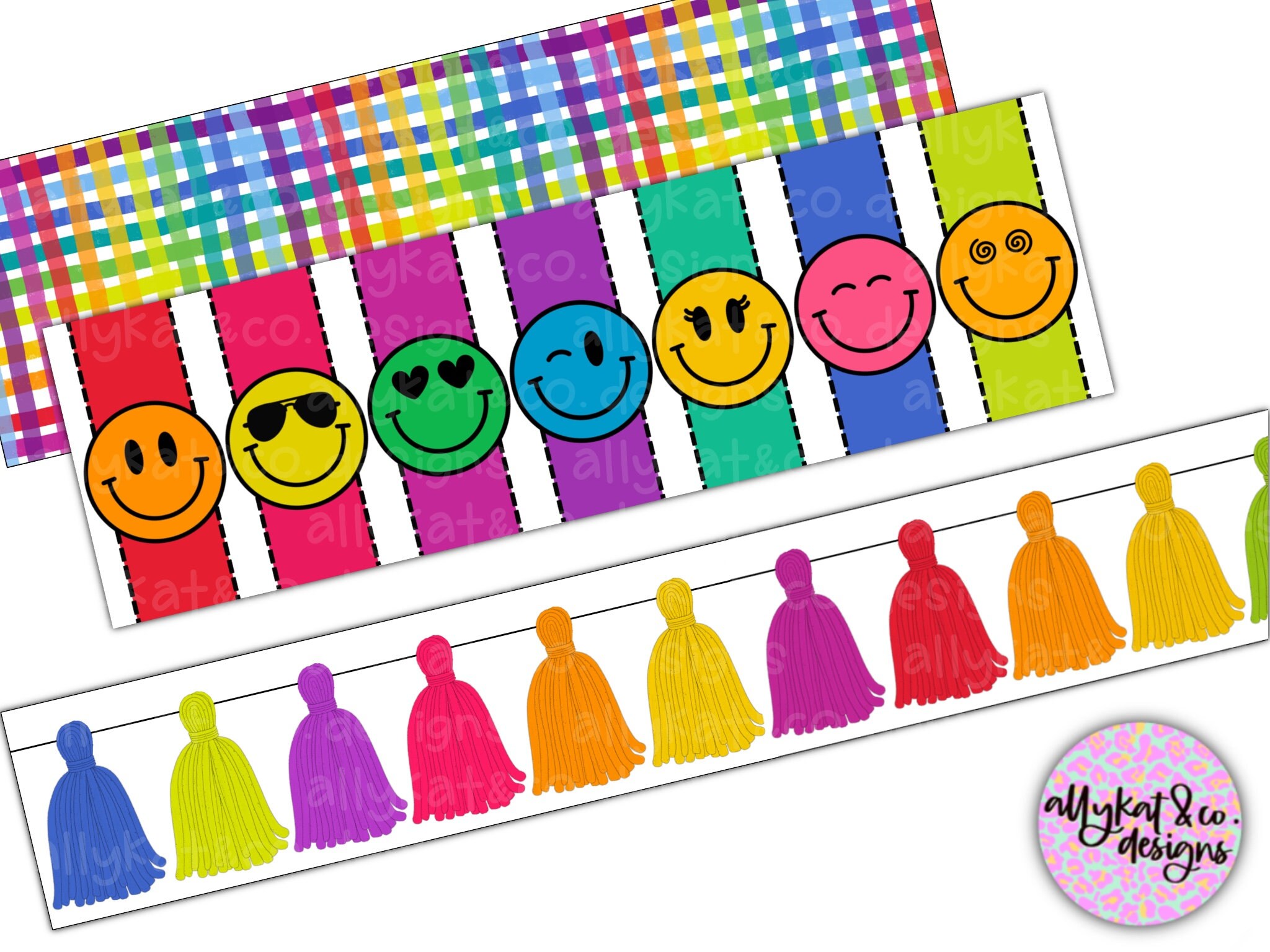 Bulletin Board Border 240ft Pastel S - 6 Rolls Colorful Scalloped Classroom Decor Classroom Borders For Bulletin Board