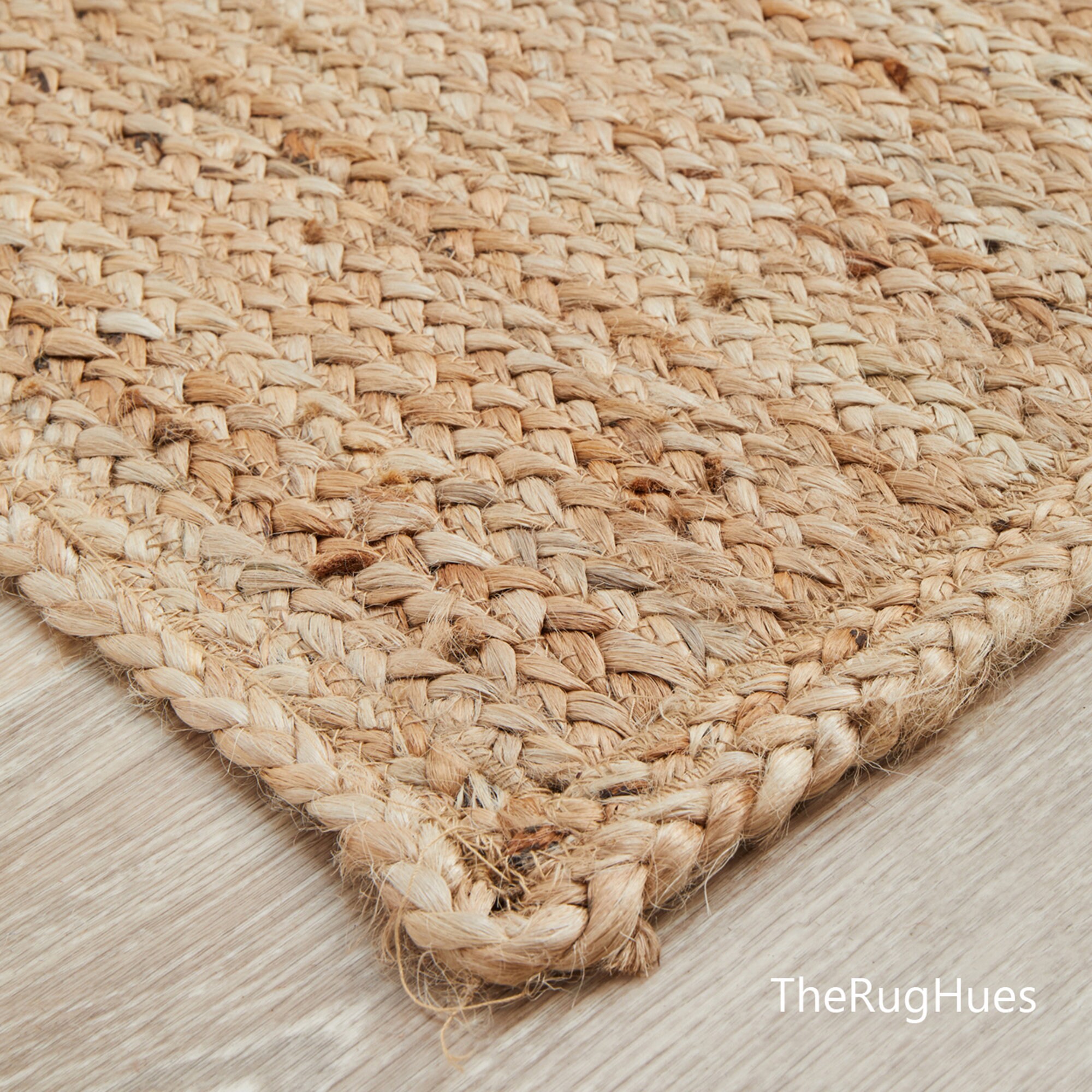 Natural Jute Braided Rug 5x8 6x9 8x10 Jute Rug Bohemian Etsy