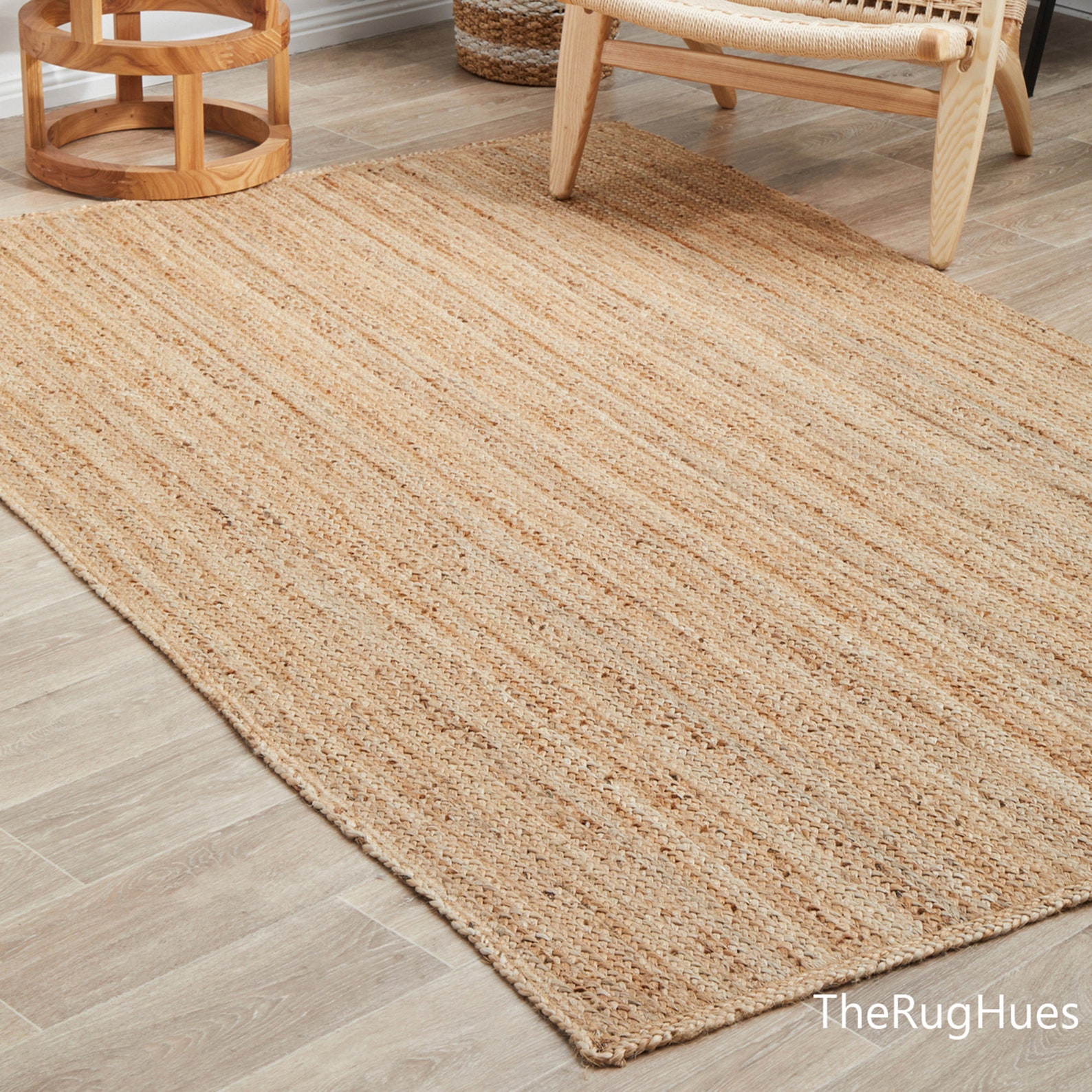 Natural Jute Braided Rug 5x8 6x9 8x10 Jute Rug Bohemian Etsy