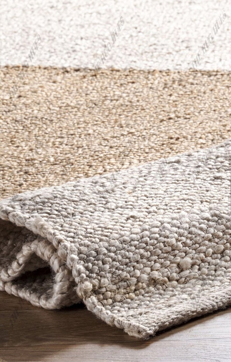 Bohemian Natural Jute Rug Harlequin Trellis Area Rug Boho Etsy