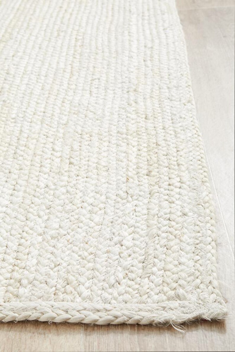 2x8 2x10 2x12 Off White Jute Runner Rug Hallway Runner Etsy