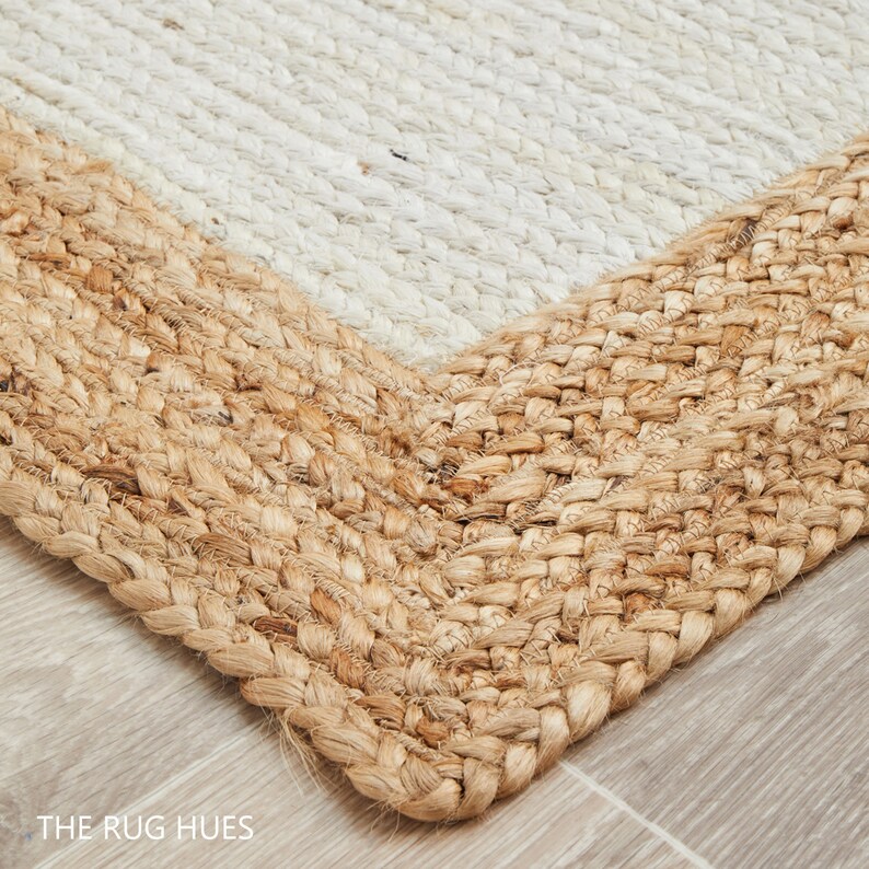 Natural Jute Braided Rug 5x8 6x9 8x10 Jute Rug Bohemian Etsy
