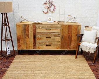 Handmade Jute Braided Area Rug: Eco Friendly Bohemian Decor