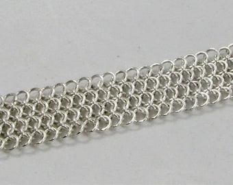Silver Chainmaille Bracelet