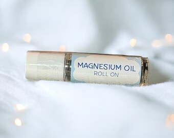 Magnesium Roll On Reduce Pain Roll On Ache Relief Roll On Better Sleep Roll On All Natural Roll On Gift for her Gift Basket Idea Travel Size