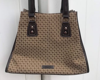 Nine and Co. Triangle Y2K geometric brown neutrals shoulder bag