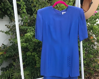 Vintage 90's Blue Layer Dress