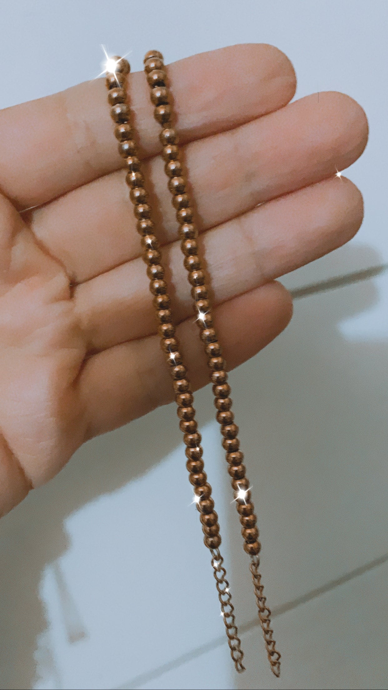 4mm Gold Bead Bracelet Gold Filled Beaded Name Bracelet Gold Filled 3mm