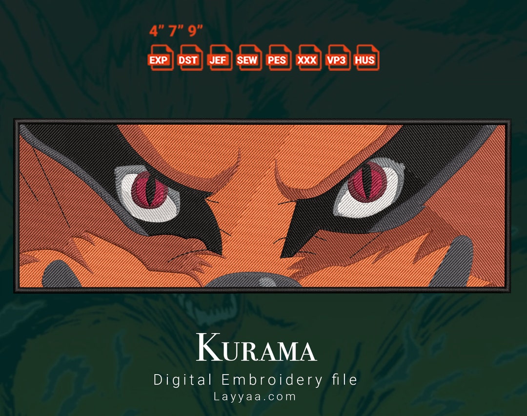 Anime Embroidery Designs, Anime Inspired Embroidery Designs, Embroidery