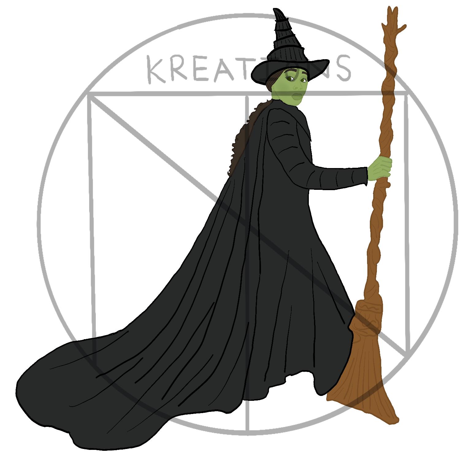 Wicked Digital Clipart Sticker - Etsy