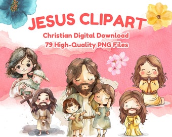 Jezus clipart, opstanding, aquarel, christelijk kruis, de Heilige Bijbel, benodigdheden voor religieuze planners
