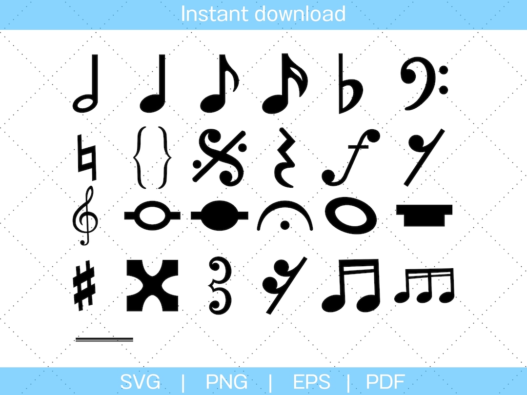 Music Svg, Music Note Svg, Melody Svg, Digital Download - Etsy