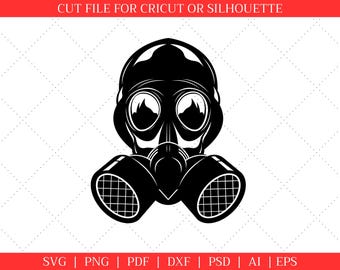 ガスマスク SVG、マスク SVG、防護マスク SVG、民間用ガスマスク SVG