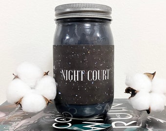 Night Court | 14 oz Glass | ACOTAR Inspired Soy Candles