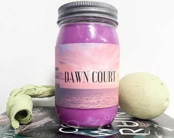 Dawn Court | 14 oz Glass | ACOTAR Inspired Soy Candles