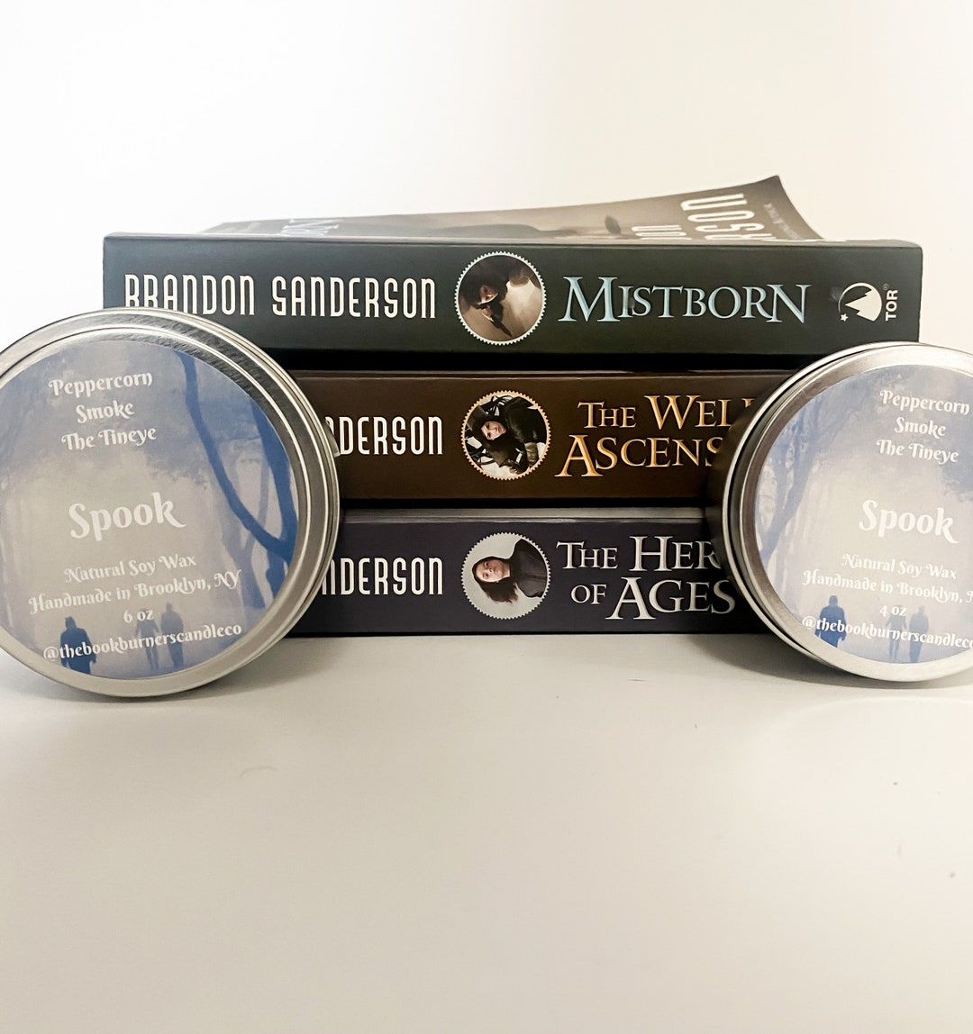 Spook Candle Tins the Allomancers Collection Mistborn Inspired