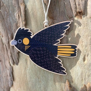 Yellow-tailed Black Cockatoo