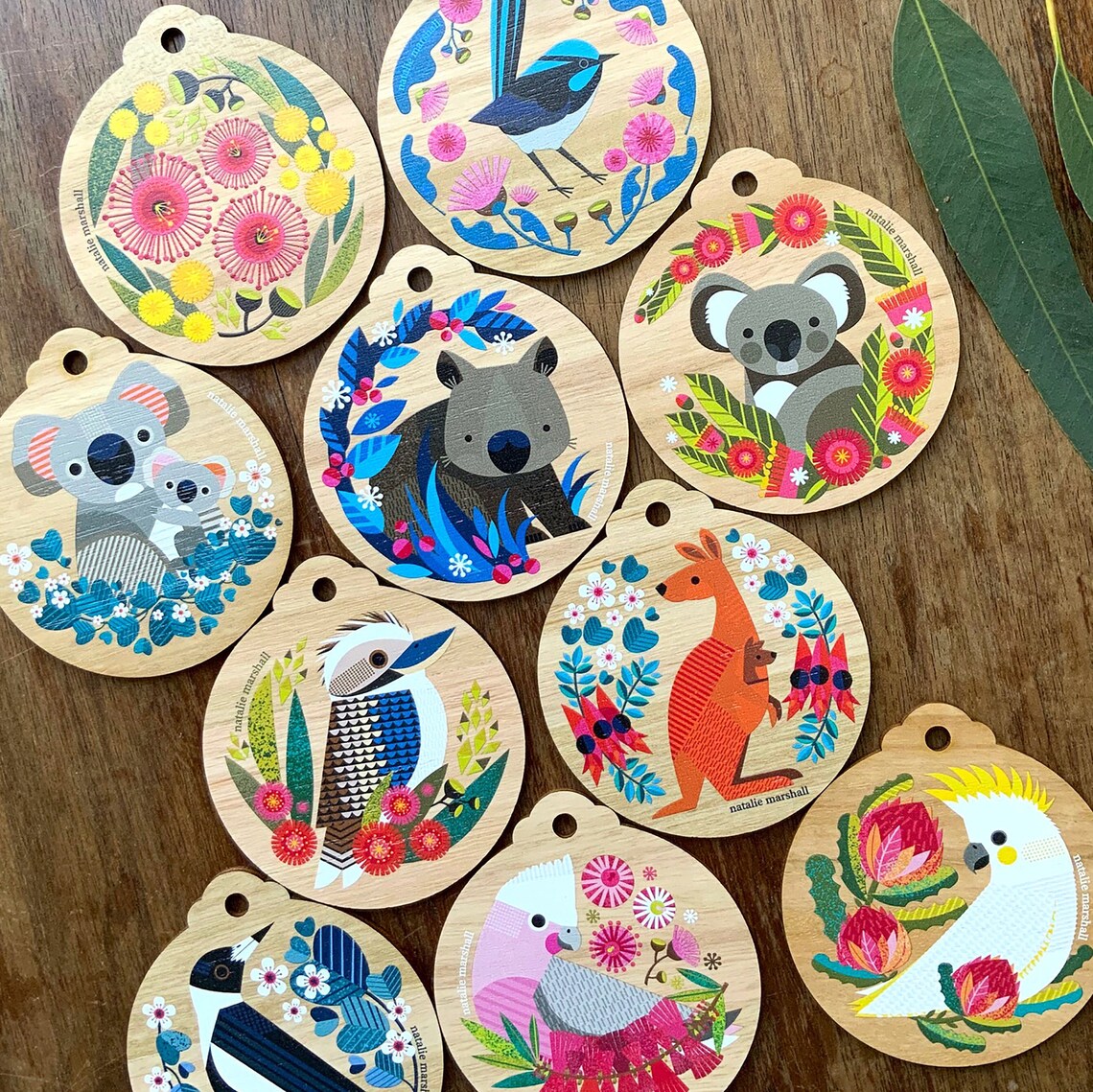 Ten Australian Christmas Decorations Etsy