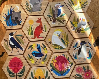 ¡La colección de imanes de madera!