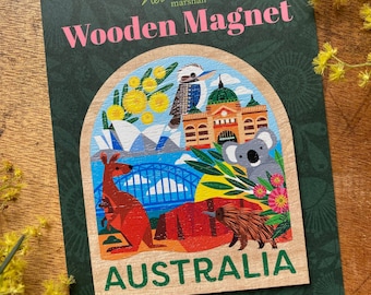 Imán de madera de Australia