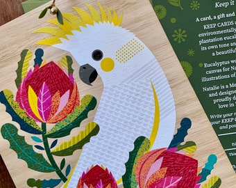 Sulphur Crested Cockatoo Keep Card