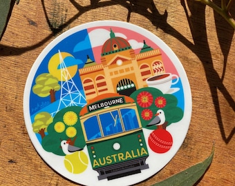 Melbourne Pegatina