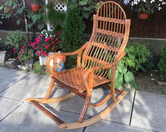 rocking chair wooden olx