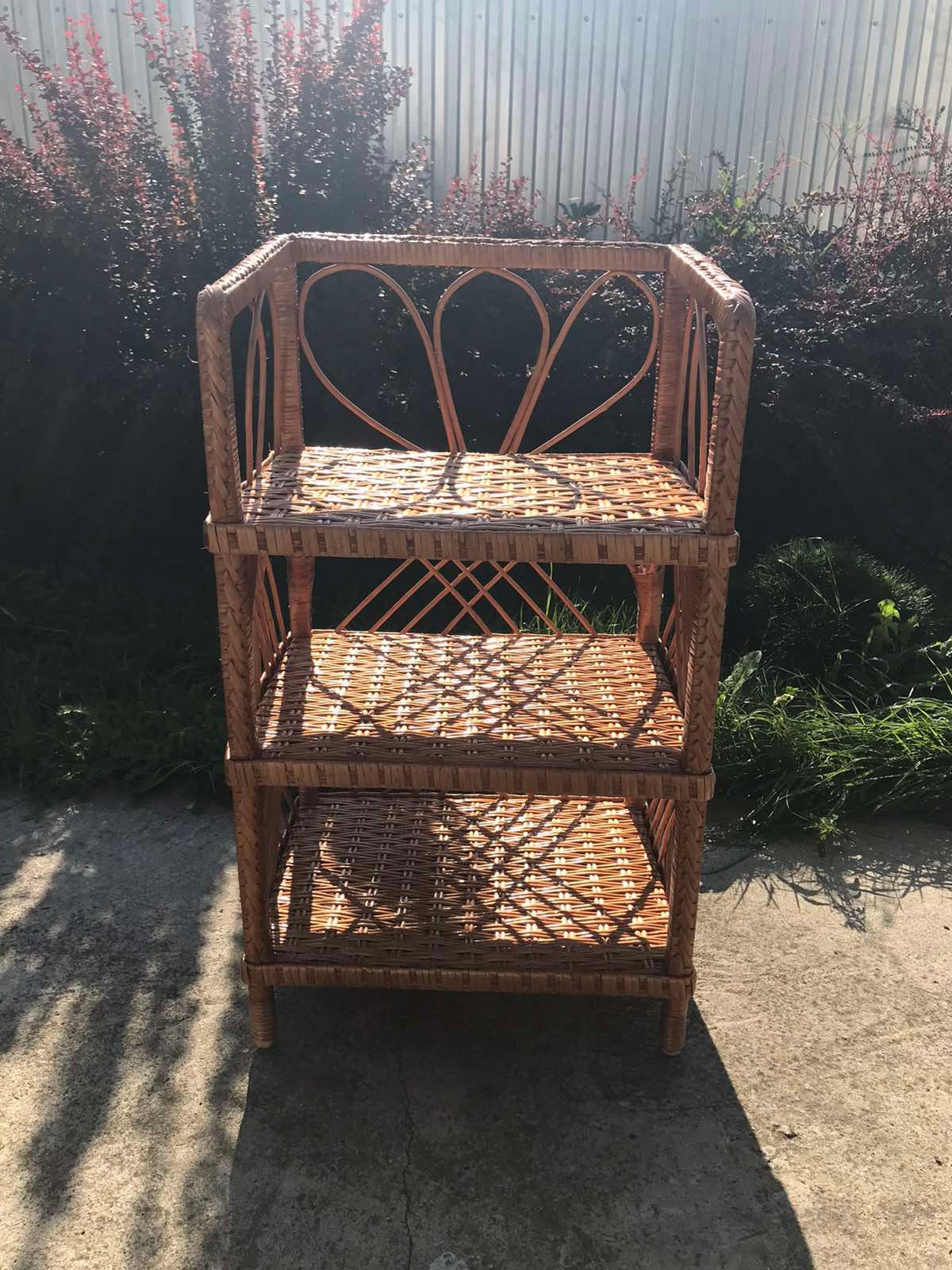 Shelving Unit Wicker Shelving Unit Wooden Shelf Wicker Etsy