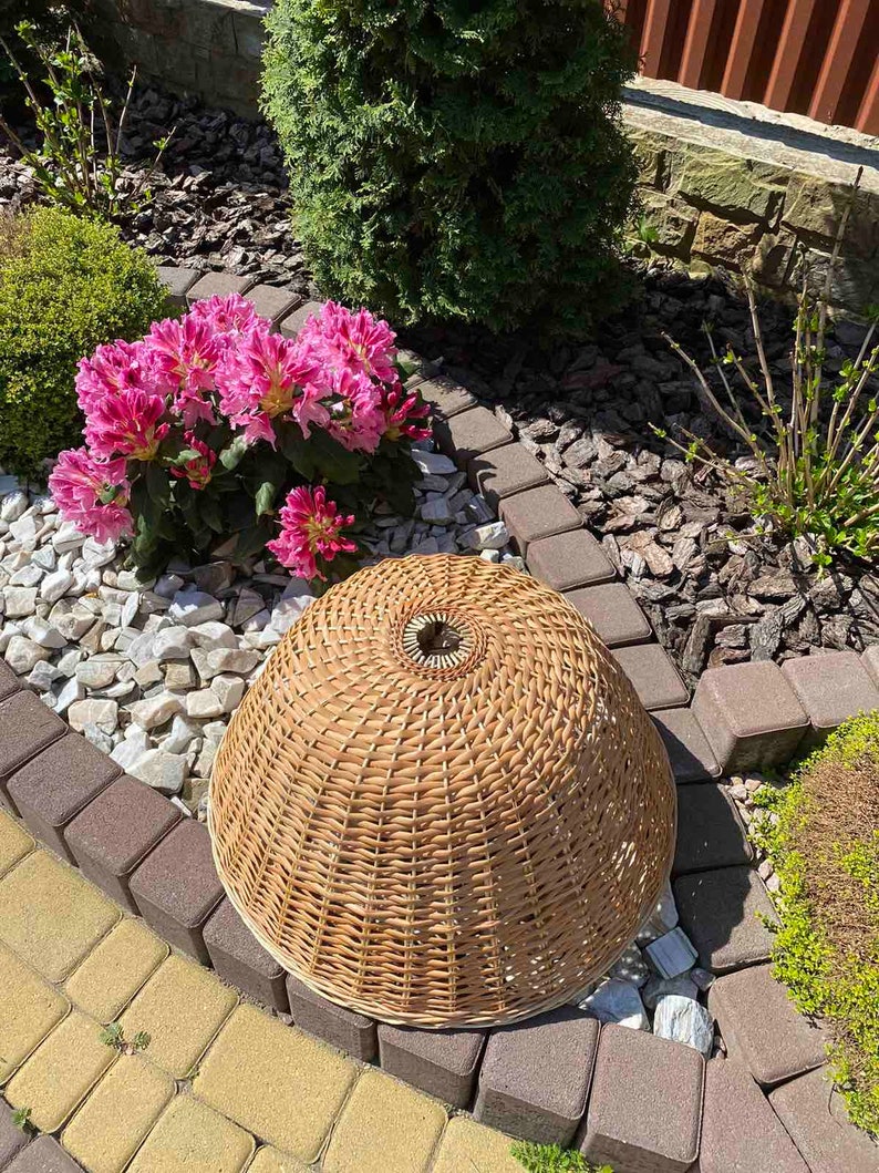 Hand Wovern Wicker Chandelier Lighting