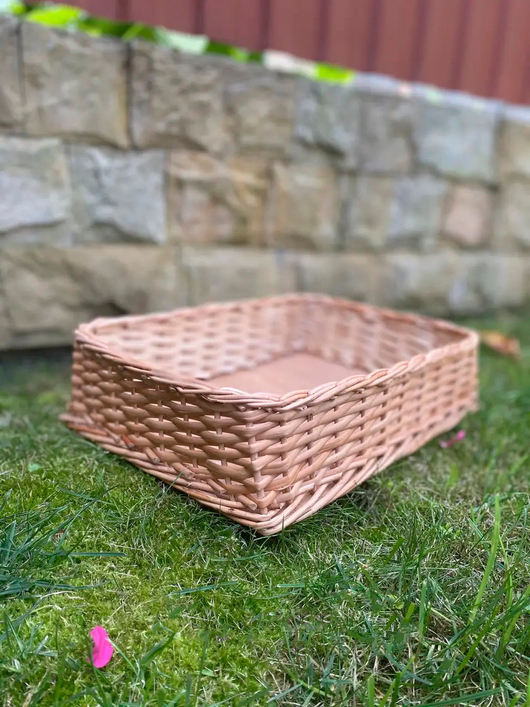 Wicker Basket Storage Organizing for Home or Office Wicker Etsy